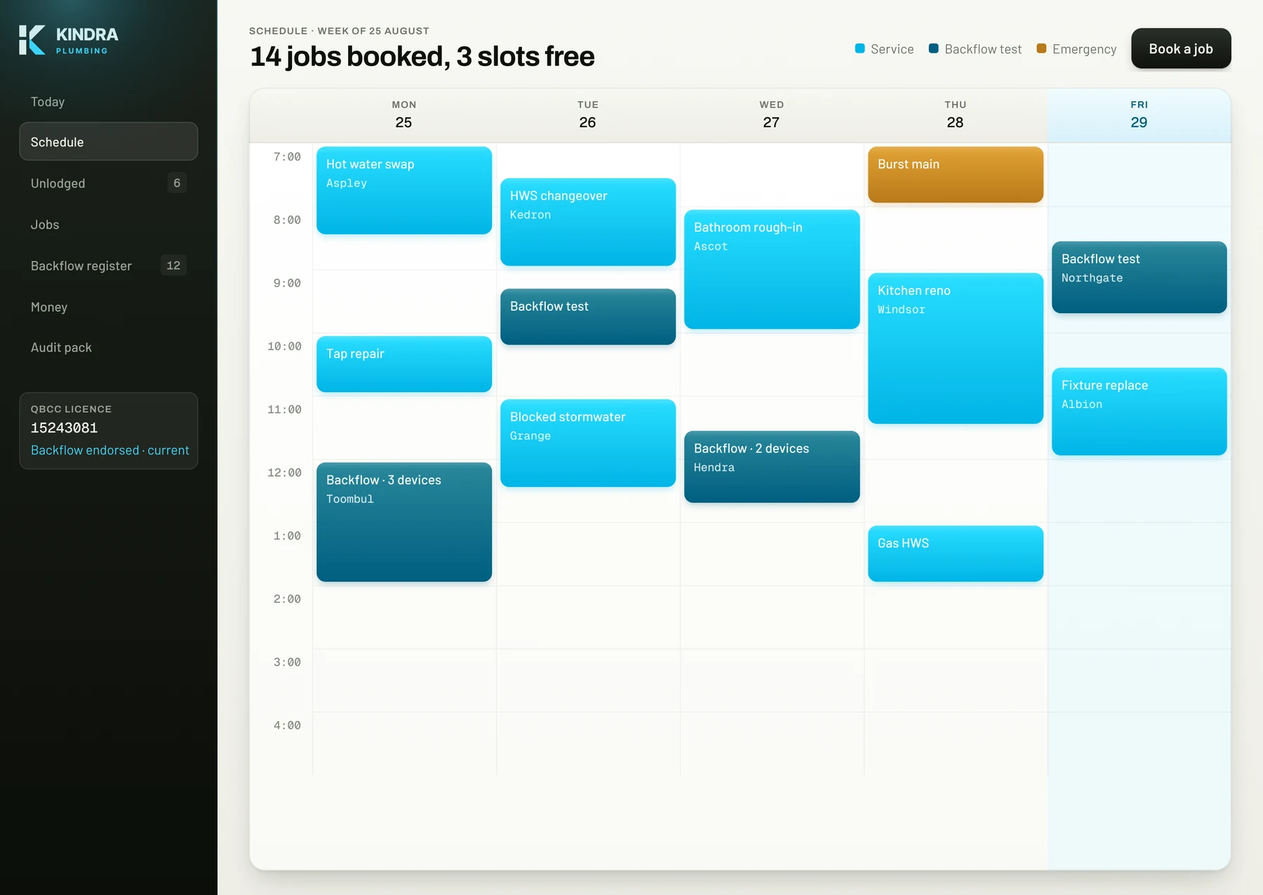 Schedule