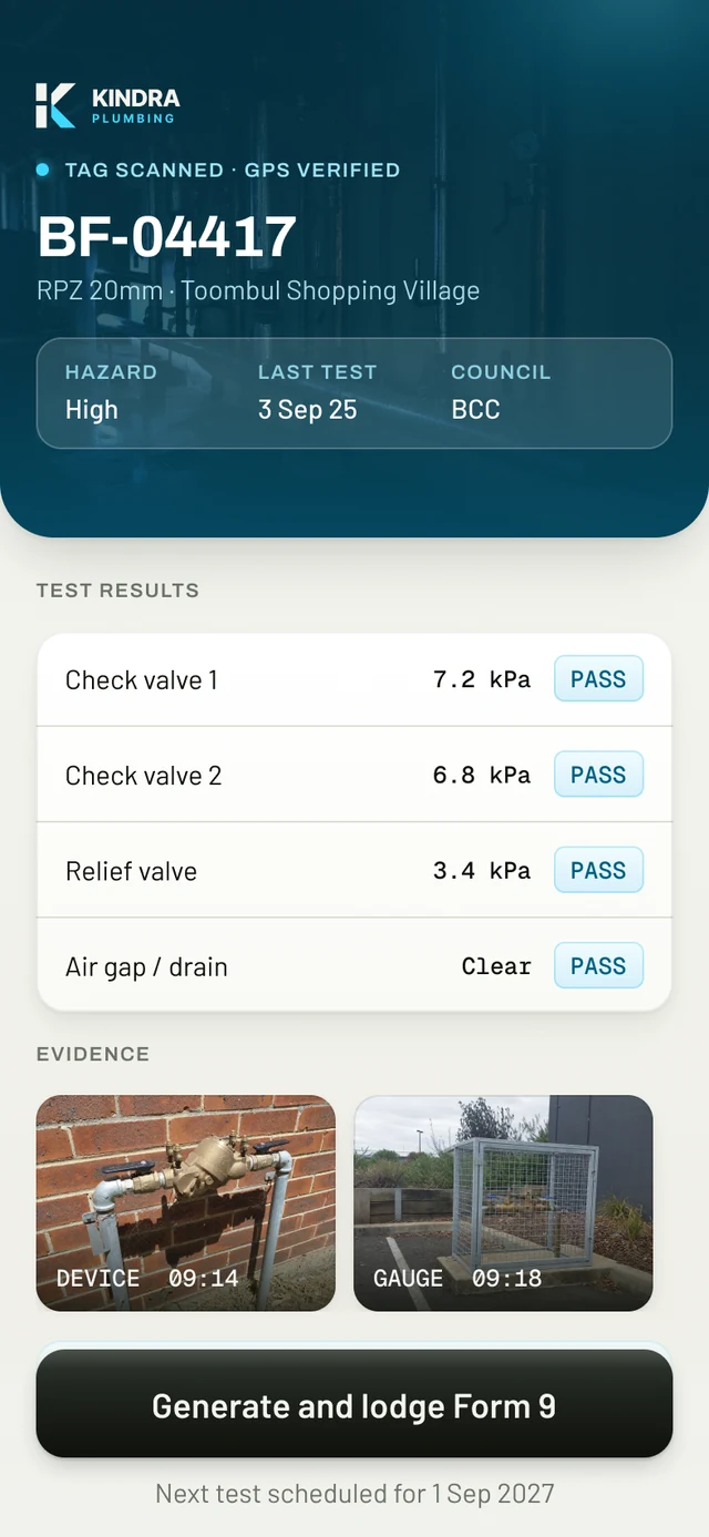 Form 9 field test